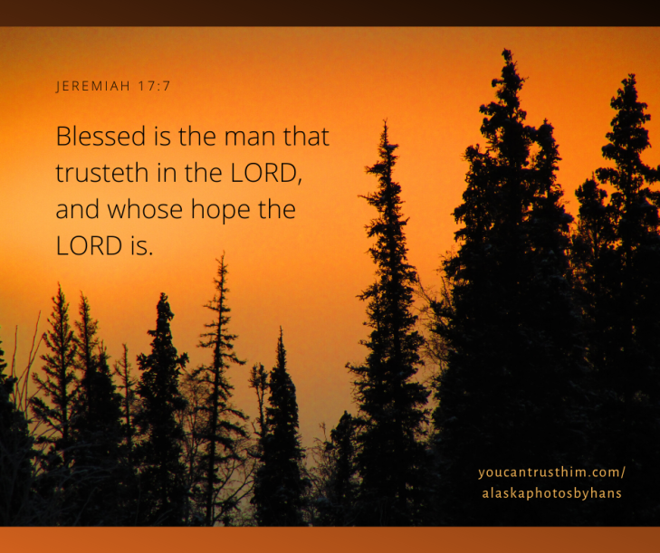 Blessed is the man that trusteth in the LORD, and whose hope the LORD is.