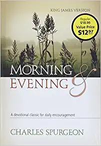 book cover morning and evening charles spurgeon